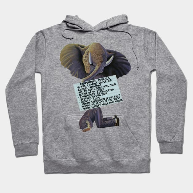 The Elephant in the Room Hoodie by JoFrederiks